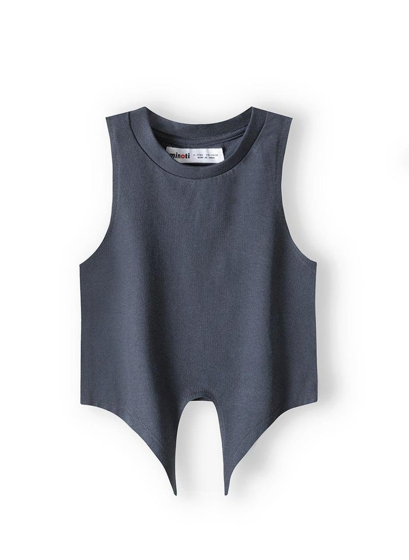MINOTI Girls Sleeveless Top with Front Tie  - Image 2