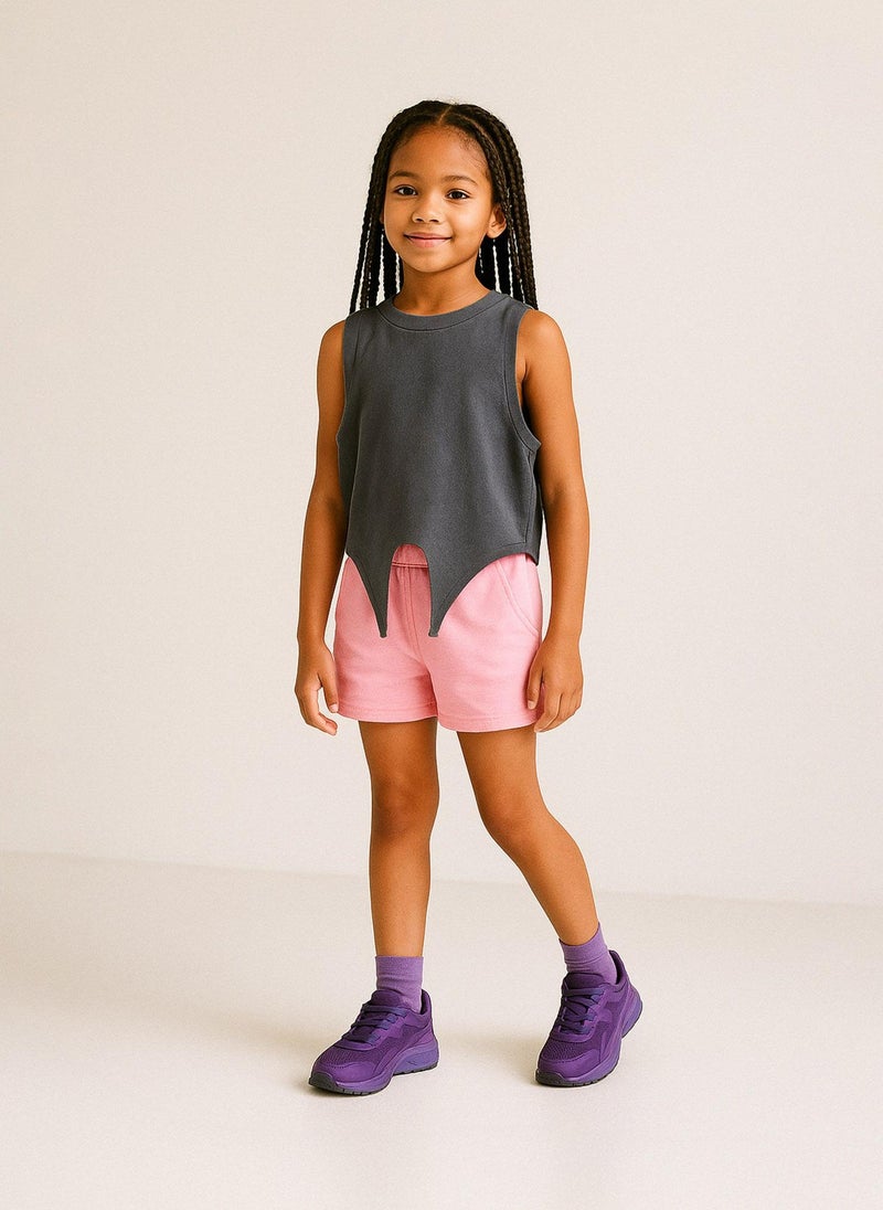 MINOTI Girls Sleeveless Top with Front Tie  - Image 1