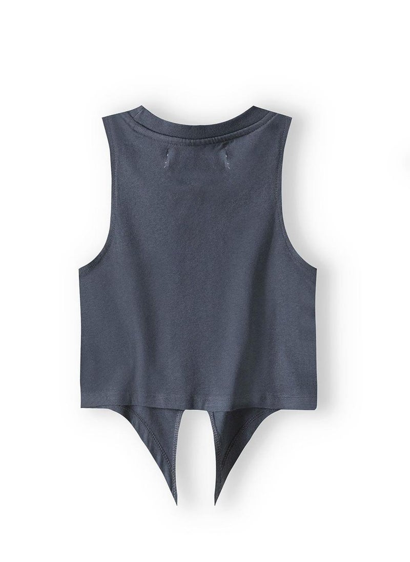 MINOTI Girls Sleeveless Top with Front Tie  - Image 3