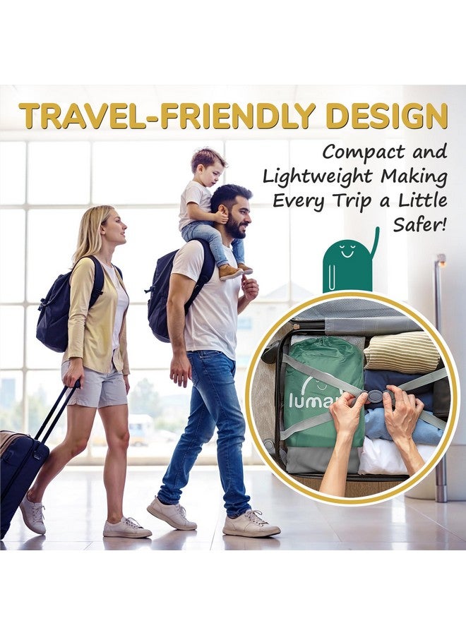 LUMARA Inflatable Bed Rail for Toddlers 2 Pack - Portable Travel Bed Bumpers for Kids Fits Twin Full Queen King Size Beds - Non-Slip Safety Guard Rails - Image 5