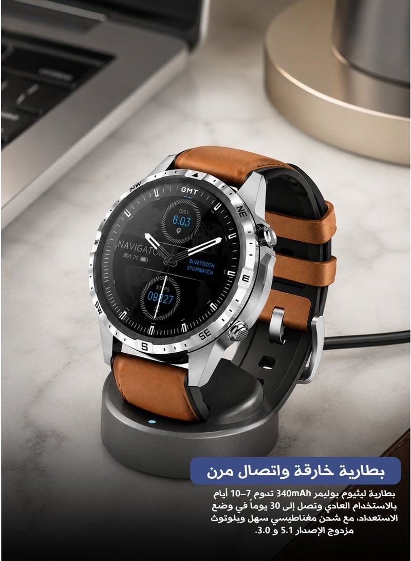Aolon GT5 PRO Smart Watch – 1.6" HD Display, IP67 Waterproof, Compass, Bluetooth Calling, 100+ Sports Modes - Image 3