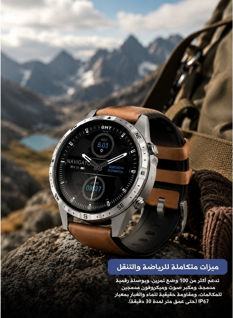 Aolon GT5 PRO Smart Watch – 1.6" HD Display, IP67 Waterproof, Compass, Bluetooth Calling, 100+ Sports Modes - Image 4