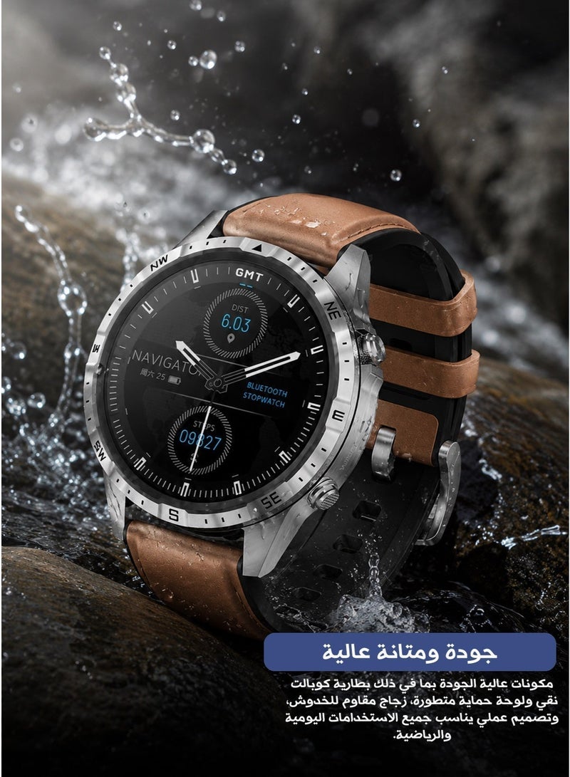 Aolon GT5 PRO Smart Watch – 1.6" HD Display, IP67 Waterproof, Compass, Bluetooth Calling, 100+ Sports Modes - Image 2
