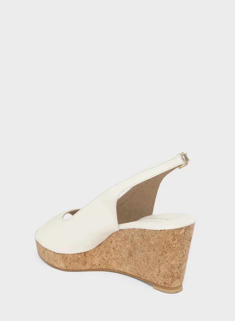 Mast & Harbour Slingback Wedge Sandal
