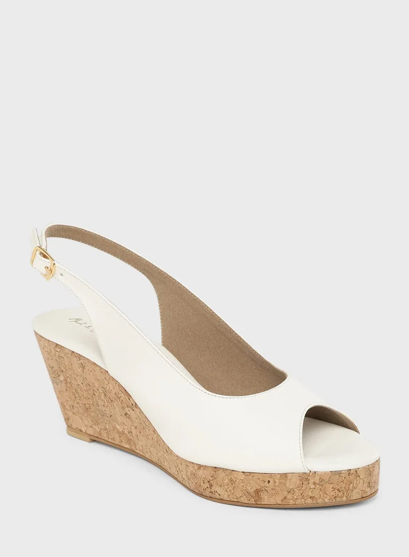 Mast & Harbour Slingback Wedge Sandal