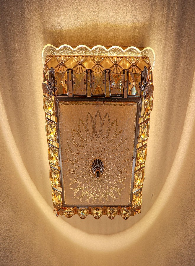 swanart مصباح سقف كريستالي أنيق من سوانارت - مصباح سقف مربع بتقنية LED لغرفة النوم، غرفة المعيشة، الردهة - ثريا كريستالية عصرية بإضاءة بيضاء دافئة - Image 5