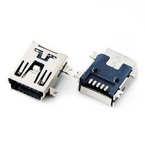 bnafes 10 Pcs Mini USB Type B Female Port 5-Pin 180 Degree SMD SMT PCB Jack Socket - Image 4