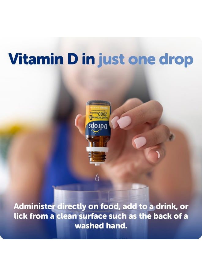 Ddrops فيتامين د3-2000 وحدة دولية سائل (0.17 أونصة سائلة) - Image 5