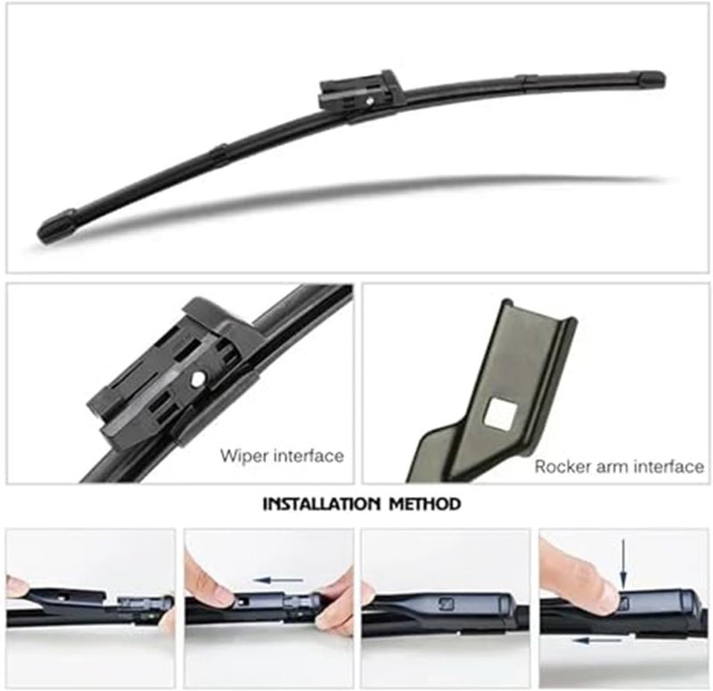 Wivplex Car Front Wiper Blades for Sharan MK3 2011-2019 - Image 2