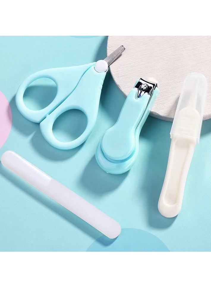 4-in-1 Baby Nail Kit, Nail Clipper, Tweezer, Nail File  Scissor for Newborn, Infant  Toddler - Image 2