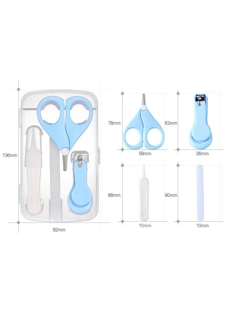 4-in-1 Baby Nail Kit, Nail Clipper, Tweezer, Nail File  Scissor for Newborn, Infant  Toddler - Image 5