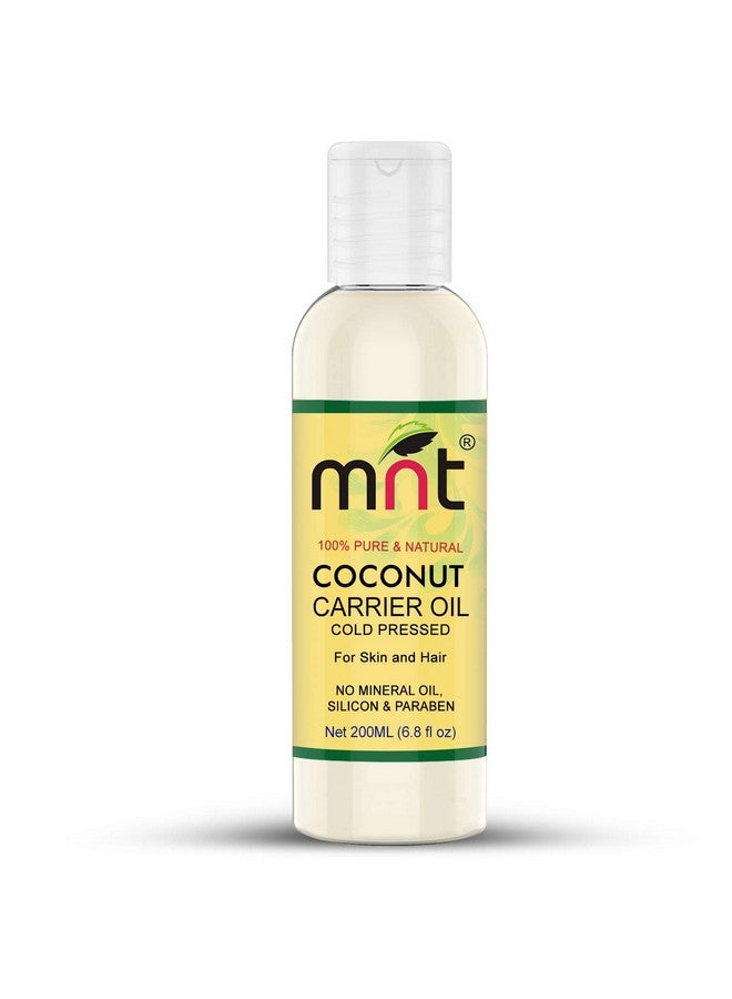 MNT 100% Pure Cold Pressed Coconut Carrier Oil (200Ml)