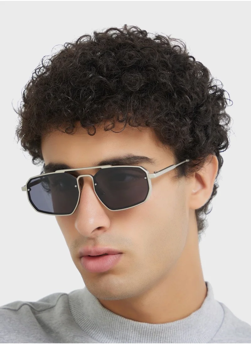 سفنتي فايف Trendy Aviator Sunglasses