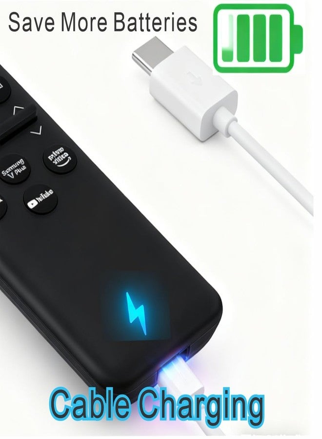 B BraiNice Replacement Smart Remote for Samsung TV Remote 2025 with AI, Solarcell, Rechargeable, Voice Control, Bluetooth, for Samsung Remote Control for Smart TV - Image 4