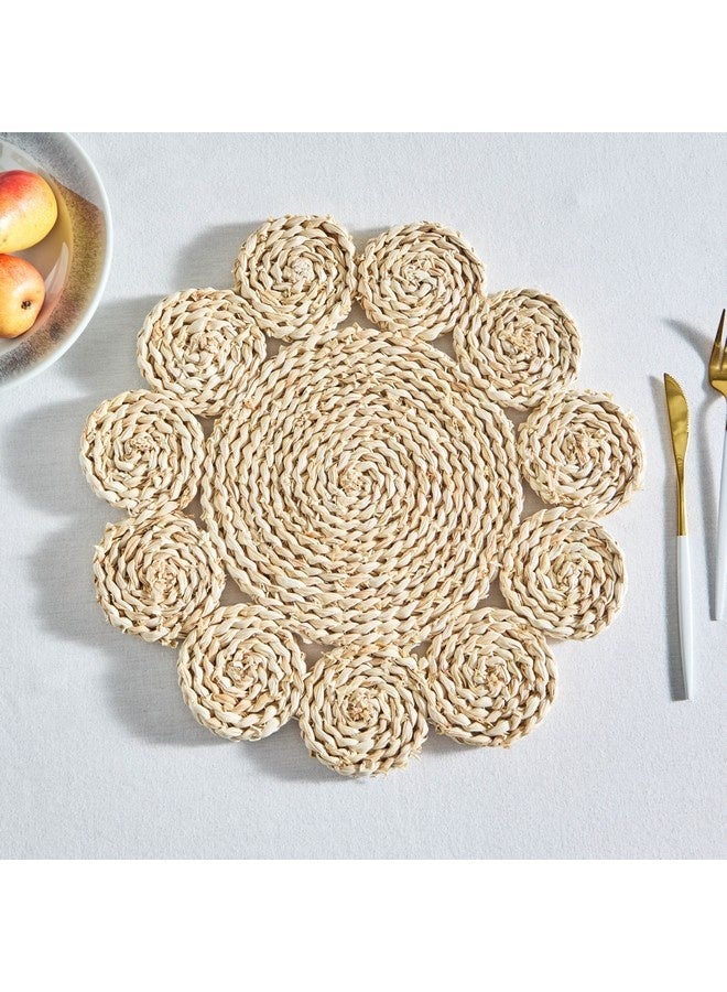 Home Box Barley Husk Round Placemat 38 x 38 cm  - Image 4