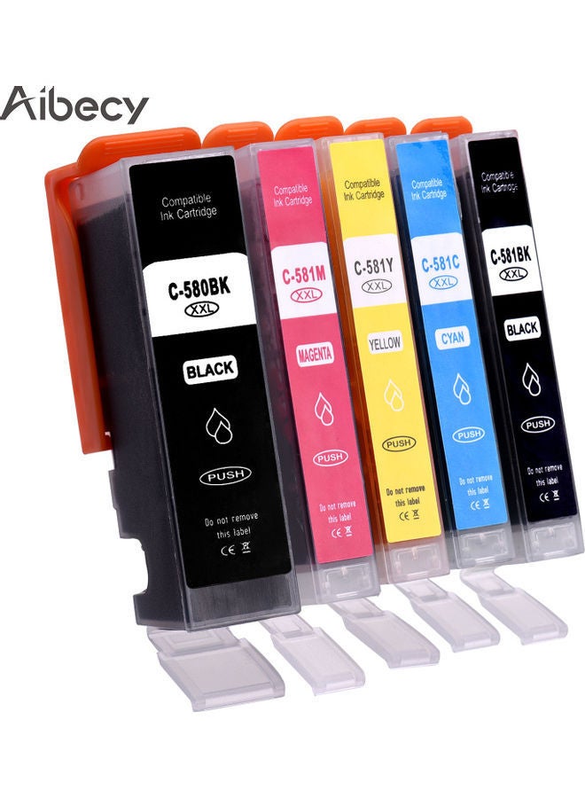 NIBEMINENT Replacement Cartridges For Canon PGI-580XXL CLI-581XXL 580XXL 581XXL 580 58 Multicolour - Image 2