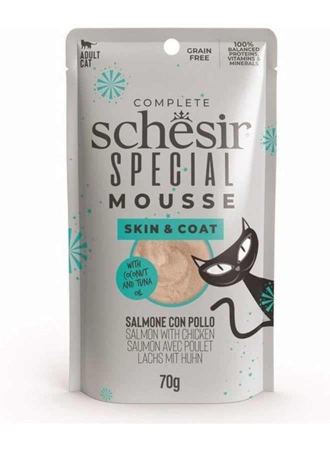 Schesir Pouch Special Skin And Coat Mousse For Cats 70 G - Image 1