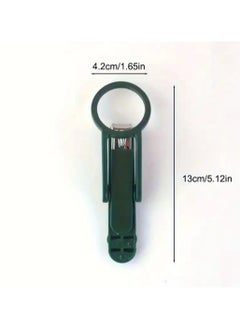 LDQ LDQ Ergonomic Stainless Steel Nail Clippers With Magnifying Glass-Concave Blade, Non-Splash, Rubber Handle, Comfortable Grip.  - Image 5