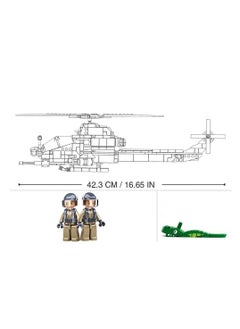 سلوبان مكعبات هليكوبتر هجومية من طراز AH-1Z فايبر 482 قطعة - M38-B0838  - Image 4