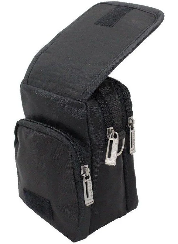Başkent Çanta Başkent Bag Black Fabric Handled Bag with Hand and Shoulder Straps
