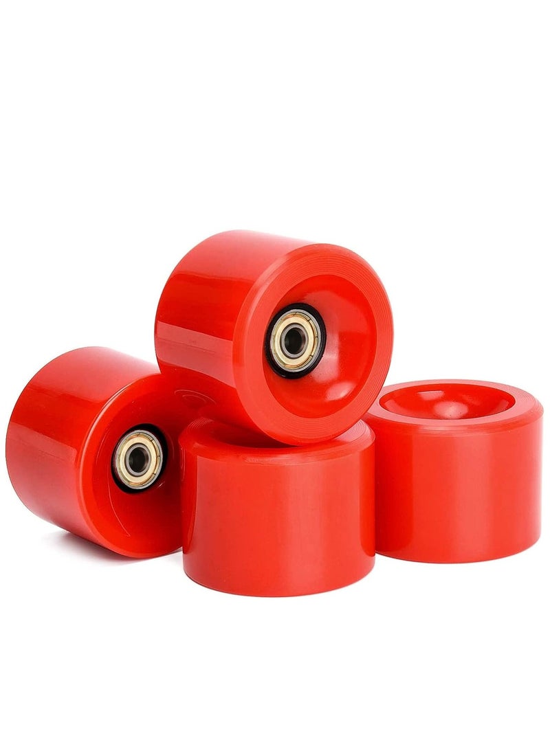 Generic 60x45MM 78A Skateboard Wheels With Bearings 4PCS With T-Tool, Red  - Image 2