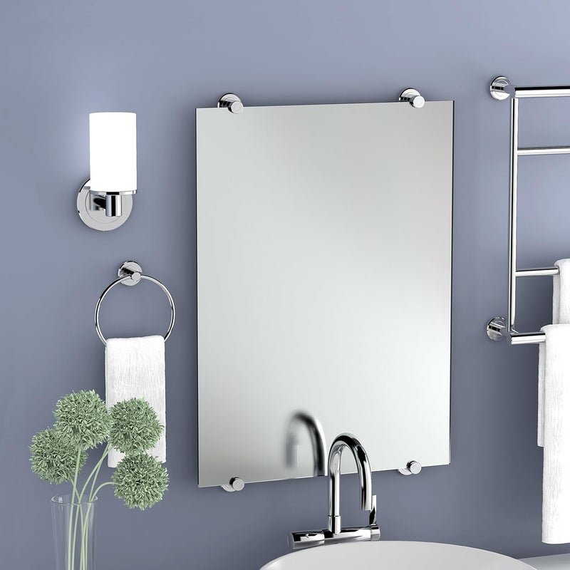 gatco Gatco 1472C Latitude II Minimalist Bathroom Counter Top 2Arm Pivot Hand Towel Holder 12 Height Chrome - Image 4