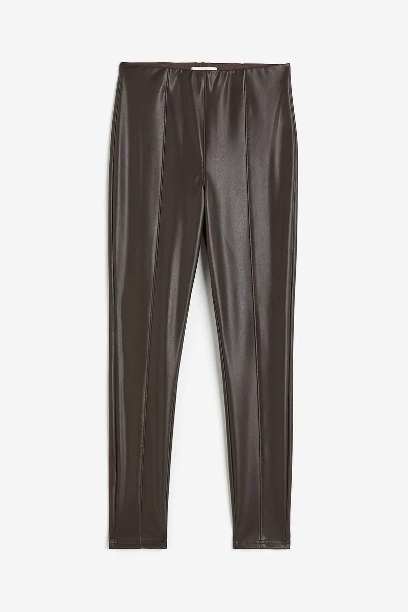 H&M Pu High Waist Leggings