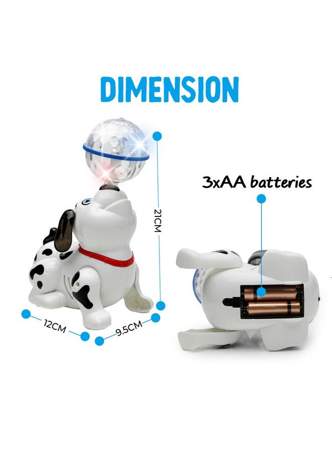Gooyo Gooyo 360 ° Rotating Dancing Dog Toy with LED Flashing Lights & Dynamic Sound for Kids  - Image 5