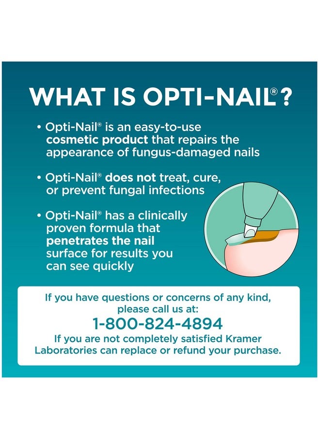 Opti-Nail - Opti-Nail Fungal Nail Repair Pen, Restores the Healthy Appearance of Nails Discolored or Damaged by Nail Fungus - Image 1