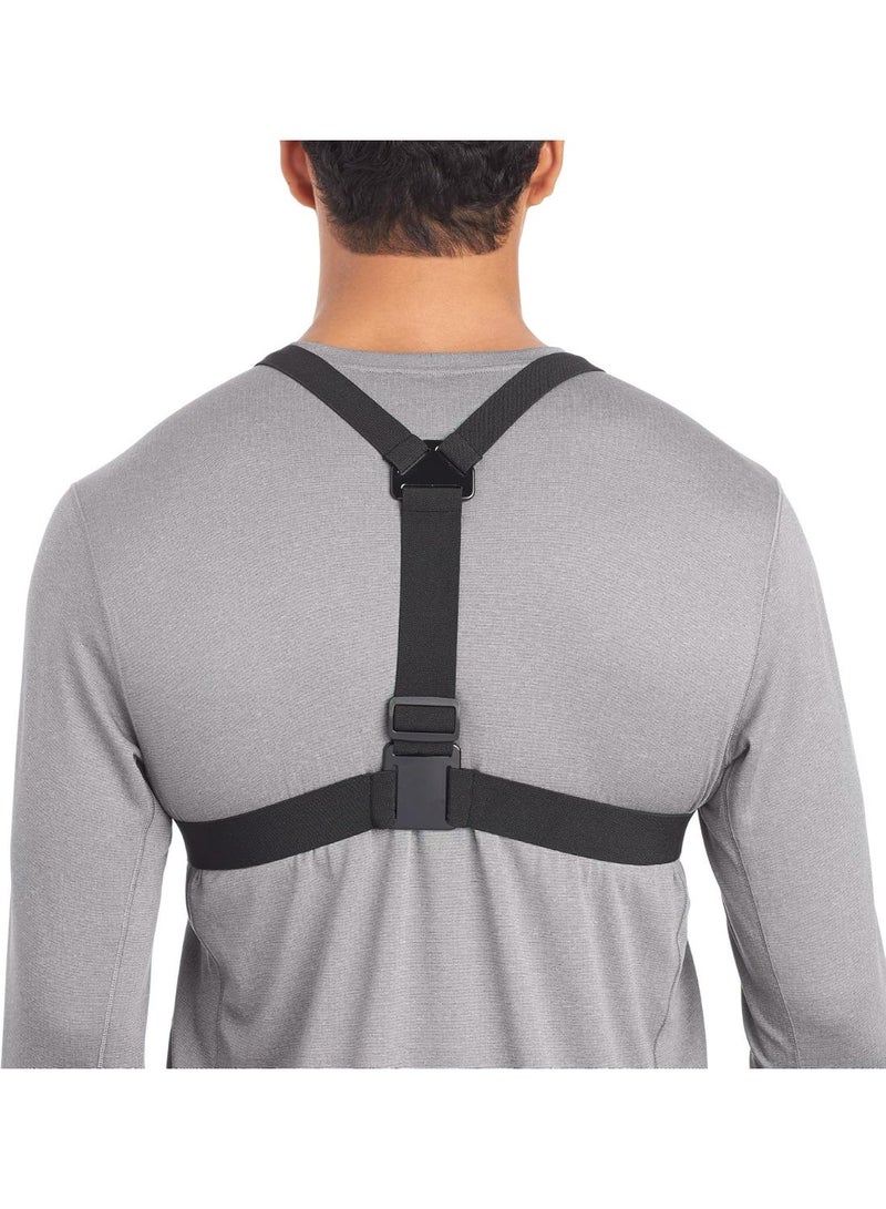 Basics Adjustable Chest Mount Harness for GoPro Camera, Compatible with GoPro Hero Series, Black - Image 2