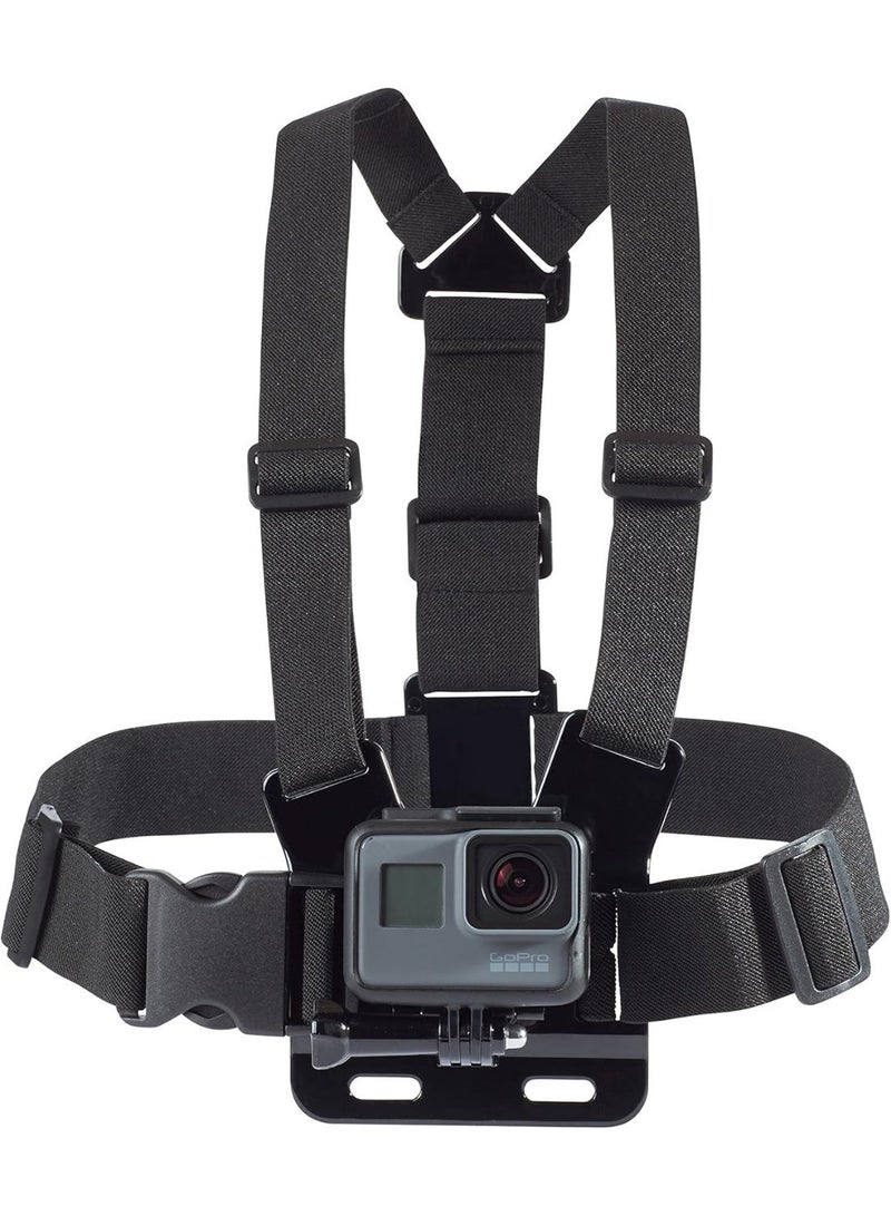 Basics Adjustable Chest Mount Harness for GoPro Camera, Compatible with GoPro Hero Series, Black - Image 4
