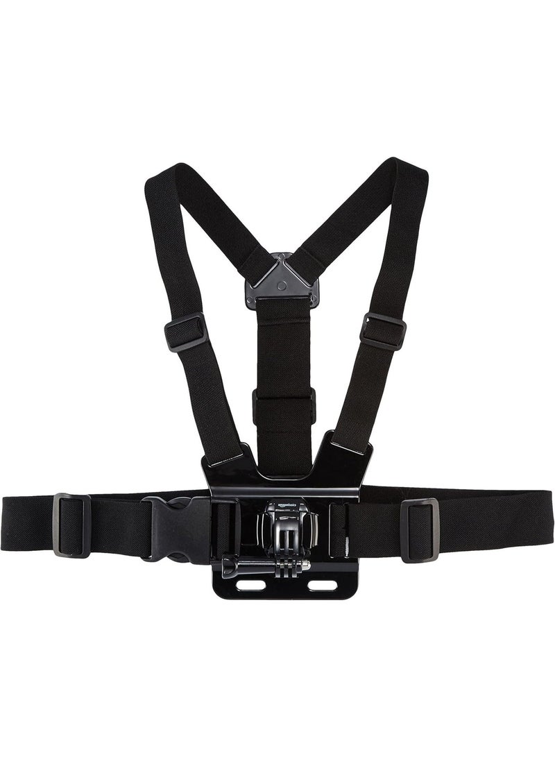 Basics Adjustable Chest Mount Harness for GoPro Camera, Compatible with GoPro Hero Series, Black - Image 5