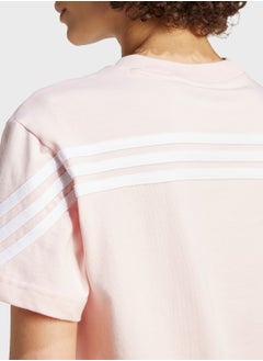 Adidas Future Icon 3 Stripe T-Shirt  - Image 4