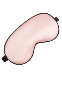 Oasisgalore Silk Eye Sleep Mask Adjustable Strap, Comfortable & Soft Eye Mask Satin Eye Mask for Men & Women (Pink)  - Image 1