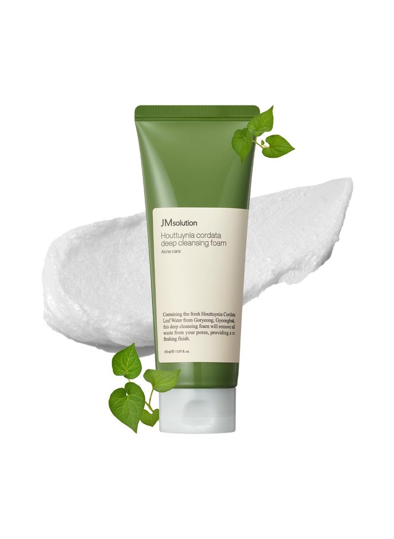 JMsolution JMsolution Heartleaf Cleansing Foam  MicroCleansing Solution for AcneProne Skin with Heartleaf Tea Tree and Salicylic Acid507 floz 
