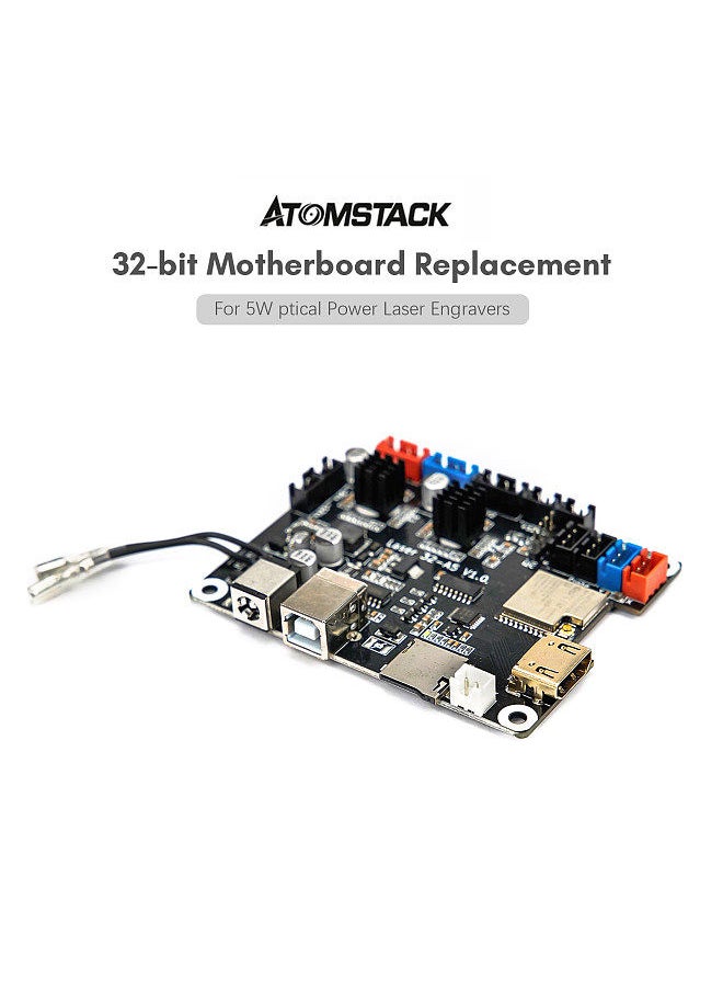 ATOMSTACK - Laser Engraver 32-bit Motherboard Replacement Used for 5W Optical Power Engravers Suitable for A5 M50 PRO/A5 M50/P7 M40/P9 M40/P7 M30/A5 M40 - Image 1