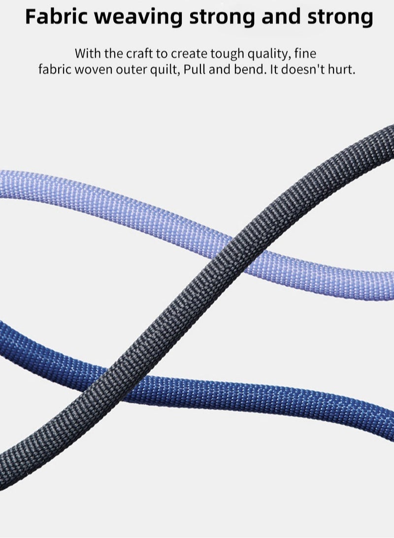 AROAQ USB C To Type C Cable, Lightweight Fast Charging Data Cord, Compact And Portable Fast Data Transfer Cable, Nylon Braided Data Cable For Mobile Phones Tablets, (1pc Black, 2m Length) - Image 5