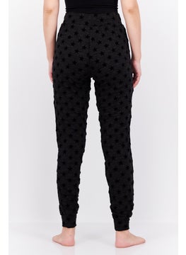 BB Dakota by Steve Madden Women Drawstring Allover Print Panjama, Black  - Image 3