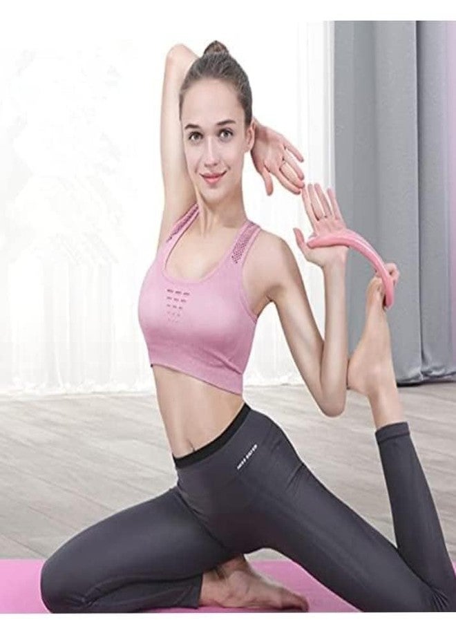 JHBK Yoga Ring Yoga Circle Stretch Ring Fascia Massage Workout Pilates Ring Fitness Home Gym Accessories, 23 x 12 cm (Pack of 1Pcs) - Image 2