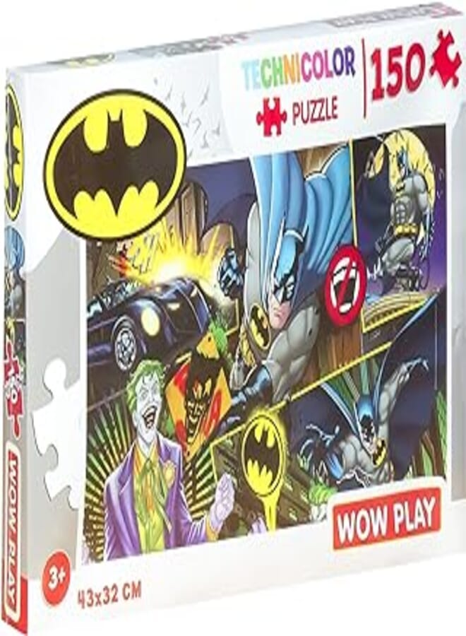 Wow Play Batman Puzzle 150-Pieces, 43 cm x 32 cm Size