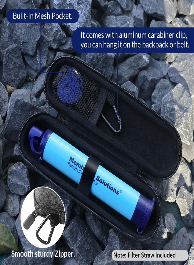 Membrane Solutions Portable Water Filter with A Official Carry Case, Emergency Water Filtration Straw Survival, Lightweight 5-Stage Water Purifier for Camping Hiking Backpacking and Tactical Gear - Image 2