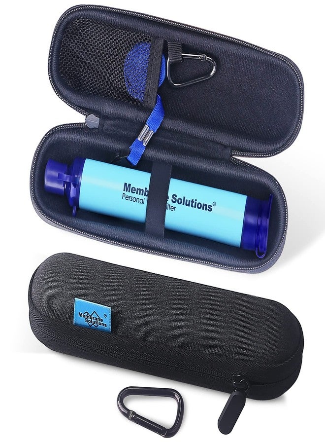 Membrane Solutions Portable Water Filter with A Official Carry Case, Emergency Water Filtration Straw Survival, Lightweight 5-Stage Water Purifier for Camping Hiking Backpacking and Tactical Gear - Image 1