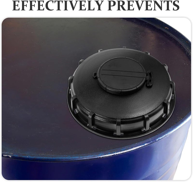 1000l Ibc Tote Lid Plastic Bucket Sealing Lid with Vent for Acid-base Resistant Drum Storage, Screw-on Plastic Barrel Cover Suitable for Industrial and Chemical Use - Image 4