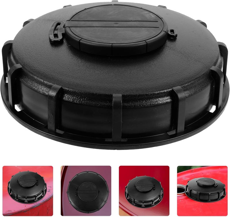 1000l Ibc Tote Lid Plastic Bucket Sealing Lid with Vent for Acid-base Resistant Drum Storage, Screw-on Plastic Barrel Cover Suitable for Industrial and Chemical Use - Image 3