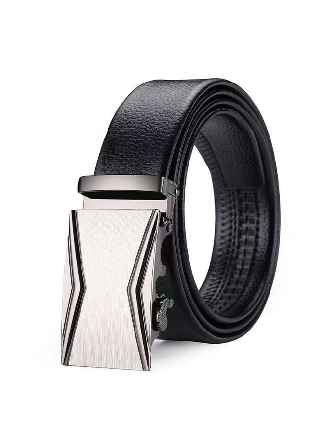 Shougu Automatic Buckle Trendy Men's Business Leisure Belt 120CM 