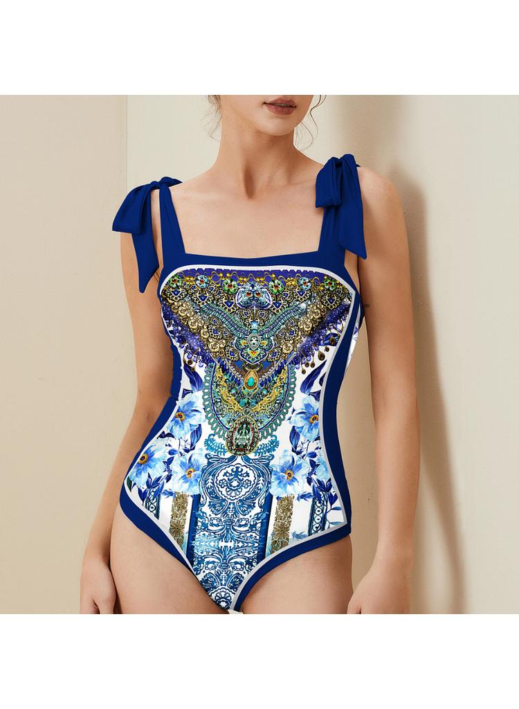general Women's 2-Piece Swimsuit Chiffon Skirt Style Swimsuit Fashionable Swimsuit Birthday Gift Swimsuit Party Best Gift - Image 3