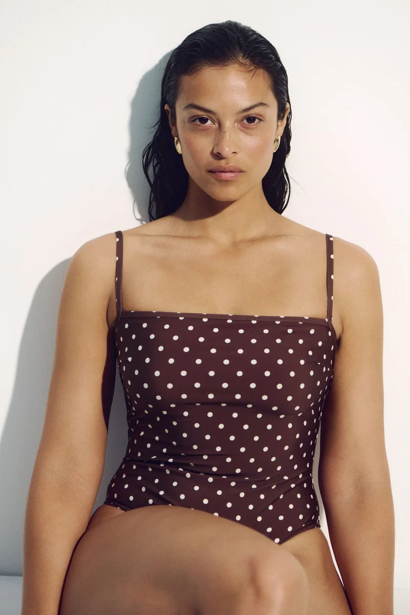 H&M Padded-cup High Leg swimsuit