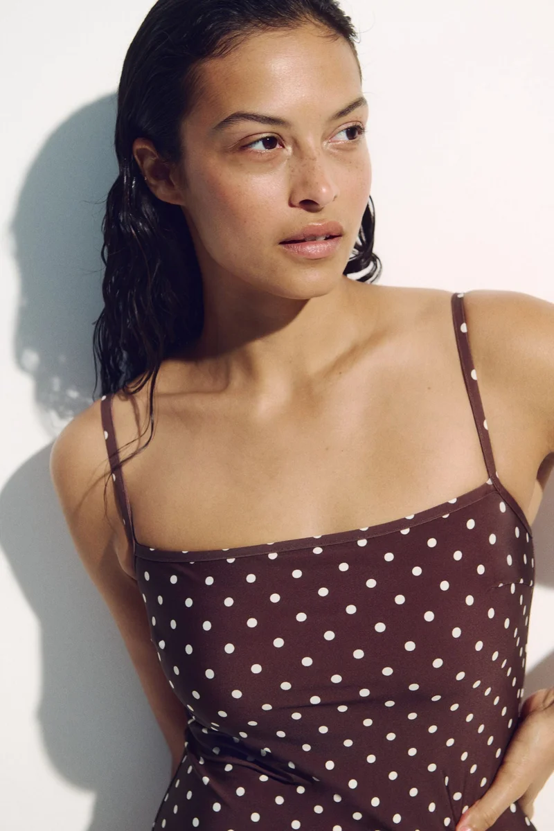 H&M Padded-cup High Leg swimsuit