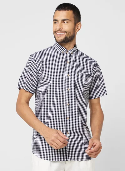 روبرت وود Check Short Sleeve Shirt