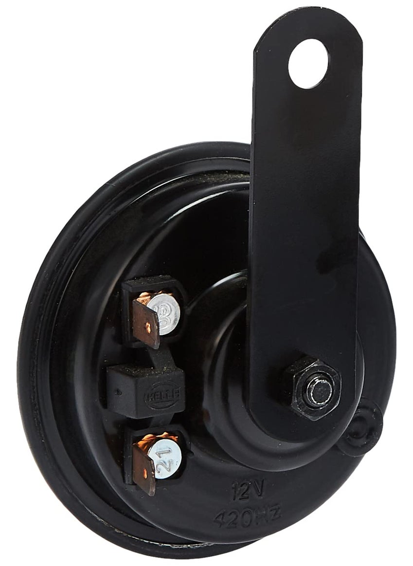 HELLA Hella 011225802 Black 77mm 12V BX Disc Horn Kit (Universal Fit)  - Image 2